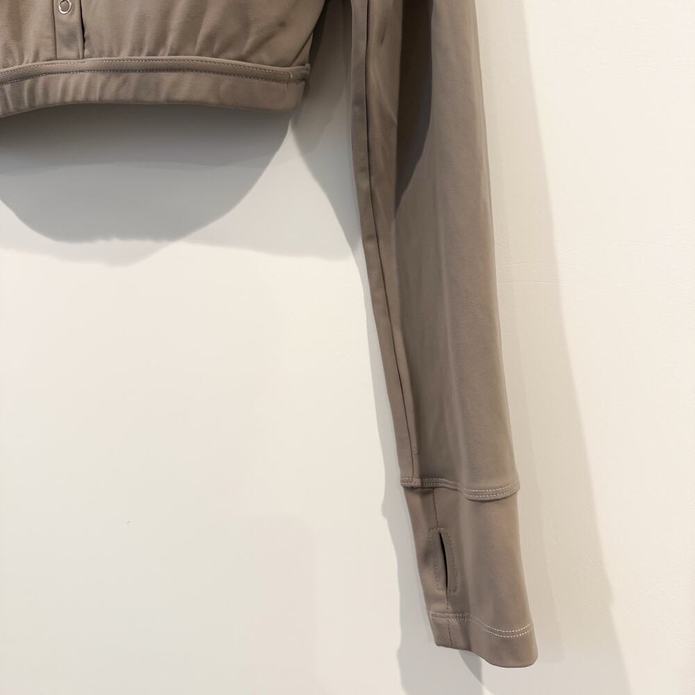 Agent84 Kona Long Sleeve Henley Crop Buttersoft in Clay Sz. S/M - Picture 3 of 5